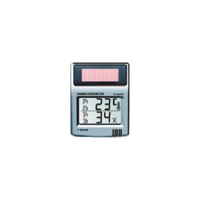 東京硝子器械 TGK ソーラーデジタル温湿度計 PCー5200TRH 359-70-24-04 1台 183-8835（直送品）