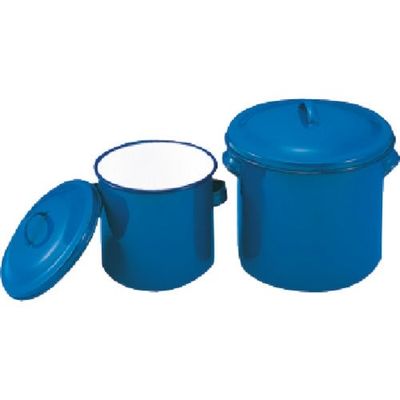 東京硝子器械 TGK ホーロータンク 手付き蓋付き 19L 021-33-03-02 1台 190-9669（直送品）