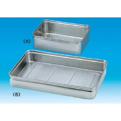 東京硝子器械 TGK 番重バット SUS304製 小 深型 419-32-06-77 1枚 186-0698（直送品）