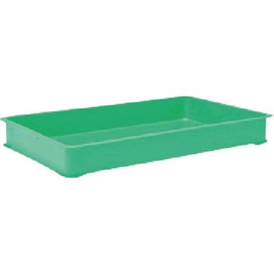 東京硝子器械 TGK カラー番重 小型B型 グリーン 094-56-92-16 1個 191-4478（直送品）