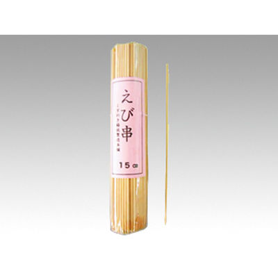 菊水産業 エビ串 15cm(セロ巻) 10点 00019682 1セット(10点入)（直送品）