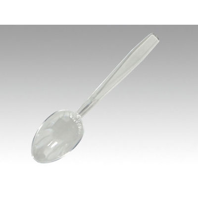 アサヒ徳島 テイクアウト用スプーン 丸中 B 透明　6000枚(100枚×60) 00193974（直送品）