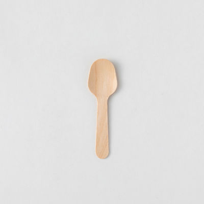 アサヒグリーン カトラリー　木製スプーン85 バラ(100本入 透明袋)　10000枚(100枚×100) 10051000（直送品）