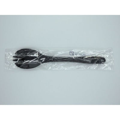 カトラリー フォークスプーン160 ブラック 個包装　3000枚(100枚×30) 146 ホウケン産業（直送品）