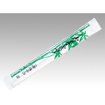 マスキ 割箸 完封箸 白樺元禄8寸竹柄 妻楊枝入 4000枚(200枚×20) 1999101 1セット(4000枚(200（直送品）