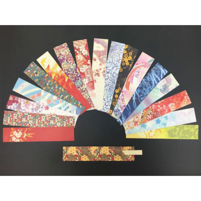 溝端紙工印刷 箸袋きものランダムミックス 18種L 37.7mm×188m 485416 1セット(1パック(500枚)×10)（直送品）