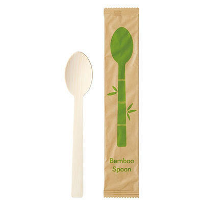 九州紙工 カトラリー クラフト完封 バンブースプーン170【weeco】　2000枚(100枚×20) BS-001（直送品）