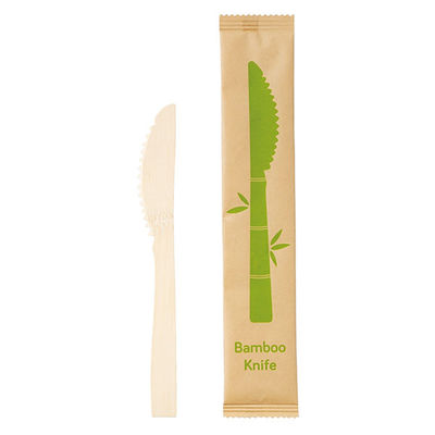 九州紙工 カトラリー クラフト完封 バンブーナイフ170【weeco】　2000枚(100枚×20) BS-003（直送品）