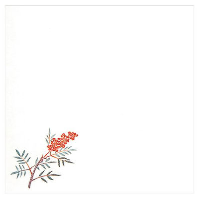 マイン 紙・演出小物 M30-244 耐油懐敷 12角 南天 100枚入 120点 1セット(120点入)（直送品）