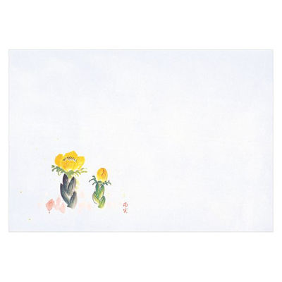 マイン 紙・演出小物 M30-313 四季紙 富久寿 尺5 福寿草 100枚入 10点 1セット(10点入)（直送品）