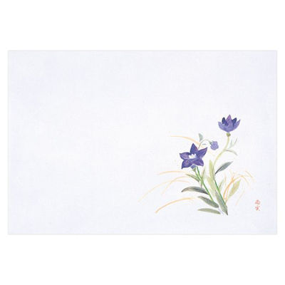 マイン 紙・演出小物 M30-321 四季紙 富久寿 尺5 ききょう 100枚入 10点 1セット(10点入)（直送品）