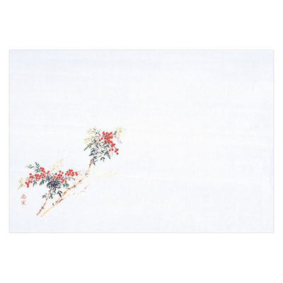 マイン 紙・演出小物 M30-324 四季紙 富久寿 尺5 南天 100枚入 10点 1セット(10点入)（直送品）