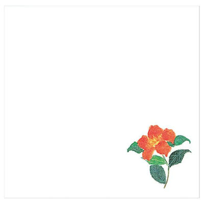 マイン 紙・演出小物 M30-380 耐油懐敷 12角 椿 100枚入 120点 1セット(120点入)（直送品）