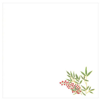 マイン 紙・演出小物 M33-009 耐油懐敷 15角 南天 100枚入 120点 1セット(120点入)（直送品）