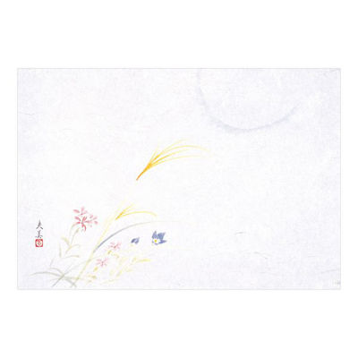 マイン 紙・演出小物 M33-120 四季紙 萬寿 秋草 100枚入 10点 1セット(10点入)（直送品）