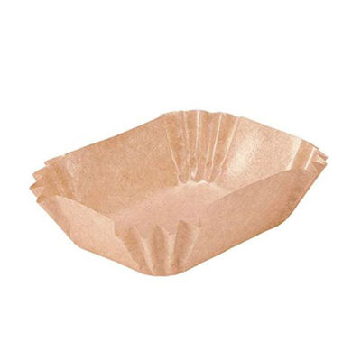 サンナップ 紙ケース 未晒しおかずカップ 長角中 280枚入 50点 OCNK280MMZ 1セット(50点入)（直送品）