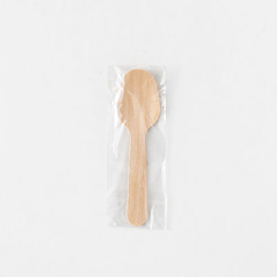 アサヒグリーン カトラリー　木製スプーン85 透明単袋　10000枚(100枚×100) 10054000（直送品）