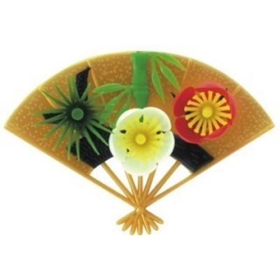 島田昌 A-5 造花 金扇松竹梅 3000枚(30枚×100) 1セット(3000枚(30枚×100)入)（直送品）