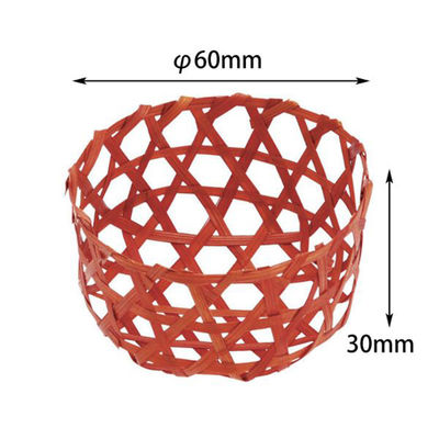 アサヒグリーン 竹かご ミニ 丸6BR 1000点 3016 1セット(1000点入)（直送品）