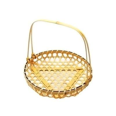 神堂 竹かご 百合竹手付 白 (大) 200枚(10枚×20) 14507 1セット(200枚(10枚×20)入)（直送品）