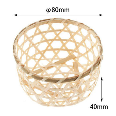 アサヒグリーン 竹かご ミニ 丸8 1000点 3008 1セット(1000点入)（直送品）