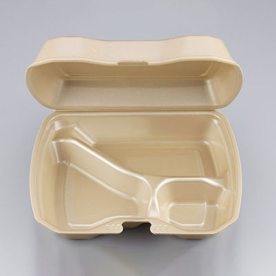 シーピー化成 弁当容器 PSP一体型容器 VK-613-4 キャメル 0300613041420 1袋(50枚)（直送品）