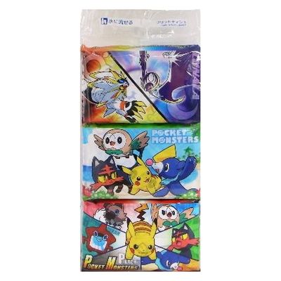 ハヤシ商事 ポケットティッシュ　ポケモン 4977033115215 1パック（6個）（直送品）