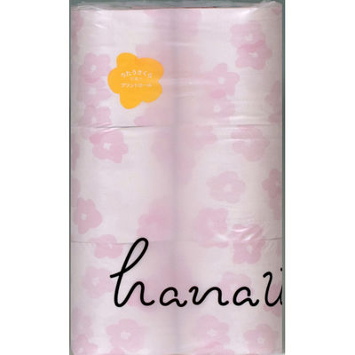 西日本衛材株式会社 さくらhanautaプリント 12W うたうさくらの香り 4902144811220 12ロール×8点セット（直送品）