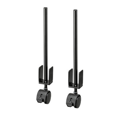 サンワサプライ SPT-PB用金具 I字型金具＋キャスター2本 幅34×奥行35×高さ320mm ブラック SPT-PBKG2 1セット（直送品）