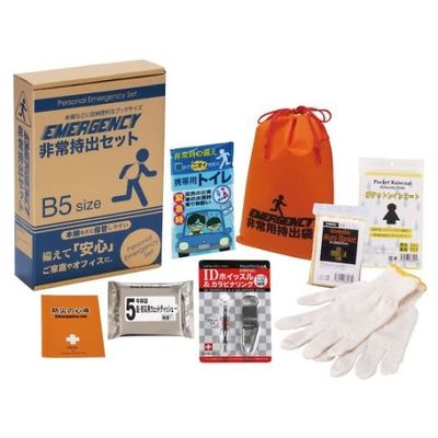 エピオス コンパクト防災8点セット CB15 64-5100-80 1個（直送品）