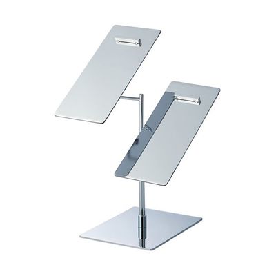 アズワン スチール製靴立てダブル クローム 65-0501-23 1個（直送品）