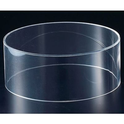 アズワン 丸型アクリルディスプレイ 直径25×H10cm 65-0501-27 1個（直送品）
