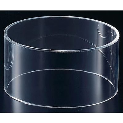 アズワン 丸型アクリルディスプレイ 直径20×H10cm 65-0501-26 1個（直送品）