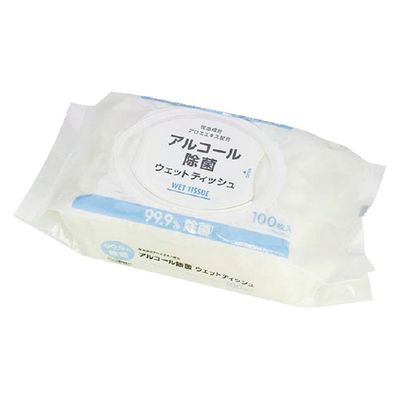 システムポリマー エコパックアルコール除菌ウェット100枚 HAWT-100 20パック（直送品）