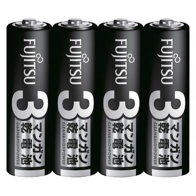 富士通 富士通マンガン乾電池 単3形 4本入 R6PU(4S) 1セット(30パック)（直送品）