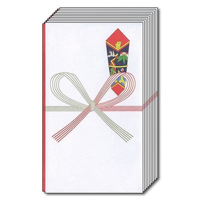 長門屋商店 祝 多当 徳用10枚入 中袋付 タ-301 1セット(10パック)（直送品）