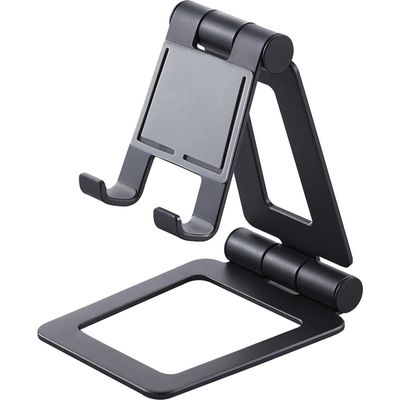 タブレット用スタンド アルミスタンド 角度調節可能 ブラック TB-DSCHALBK エレコム 1個 TB-DSCHALBK（直送品）