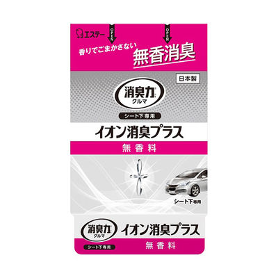 エステー クルマの消臭力 シート下専用 イオン消臭プラス 無香料 4901070130795 1個（直送品）