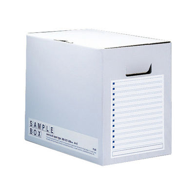 プラス サンプルボックス A4 ブルー FL-002SB BL 1冊（直送品）