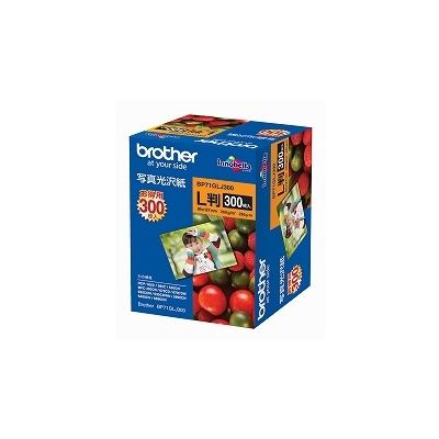 ブラザー 写真光沢紙 L判 300枚 BP71GLJ300 1個（直送品）