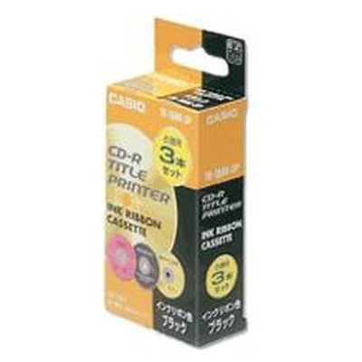 カシオ（CASIO） 純正インクリボン TR-18BK-3P ブラック 1セット（3個）（直送品）