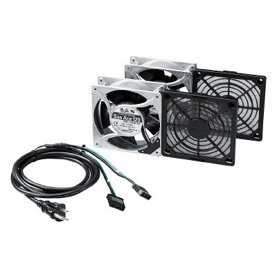 サンワサプライ 放熱ファン高速タイプt＝38mm 2個セット CP-FANS38-2 1個（直送品）