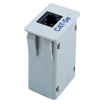 サンワサプライ eデスク用オプション LAN用中継コネクタ（エンハンスドカテゴリー5対応） EA-LAN5 1個（直送品）