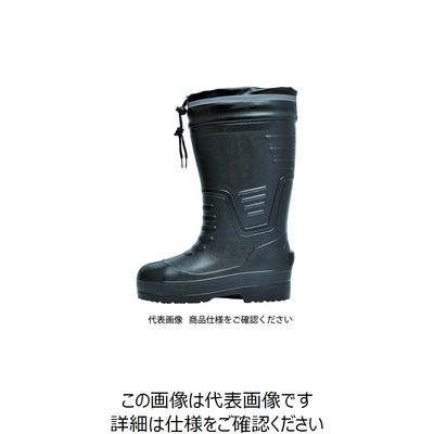 ジーベック XEBEC EVAめちゃ軽防寒長靴 85712 SS ブラック 85712-90-SS 1足 794-3229（直送品）