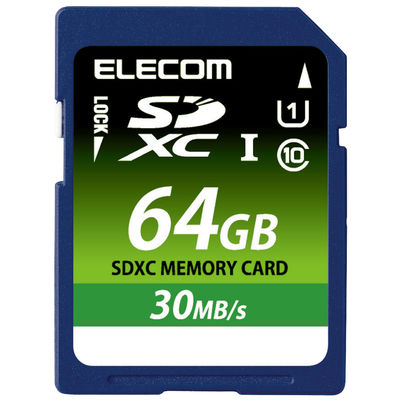 SD カード 64GB UHS-I データ復旧サービス MF-FS064GU11LRA エレコム 1個（直送品）