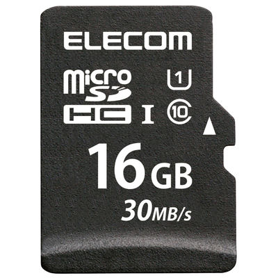エレコム データ復旧microSDHCカード UHS―I 30MB 16GB MF-MS016GU11LRA 1個（直送品）