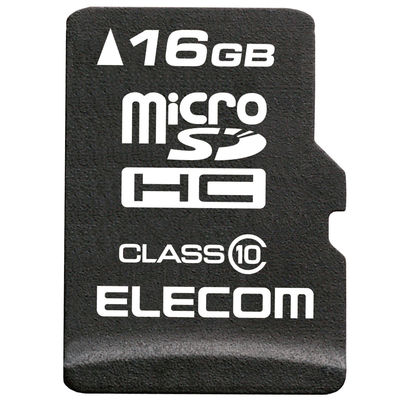 エレコム データ復旧microSDHCカード Class10 16GB MF-MSD016GC10R 1個（直送品）