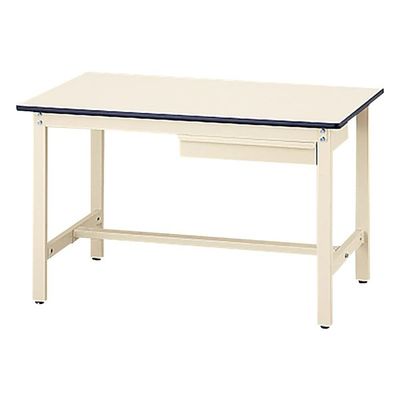 東洋事務器工業 ワークテーブル(引出し1個付き) 1200×750×740mm SWRN1-1275-II 1個 1-2865-11（直送品）