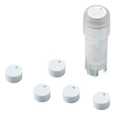 アズワン クライオバイアル用キャップインサート 白 1袋(500本入) T312-1 1袋(500本) 2-3881-36（直送品）