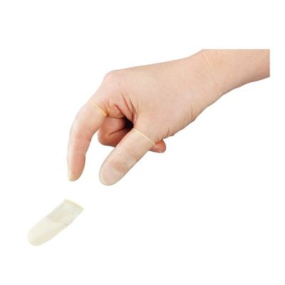 鈴木ラテックス 指サック・スポア(R)リングタイプ 15×63 1000枚入 4ZN(S15) 1袋(1000枚) 3-5260-01（直送品）